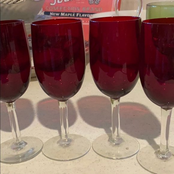 Deep Ruby Wind Glasses